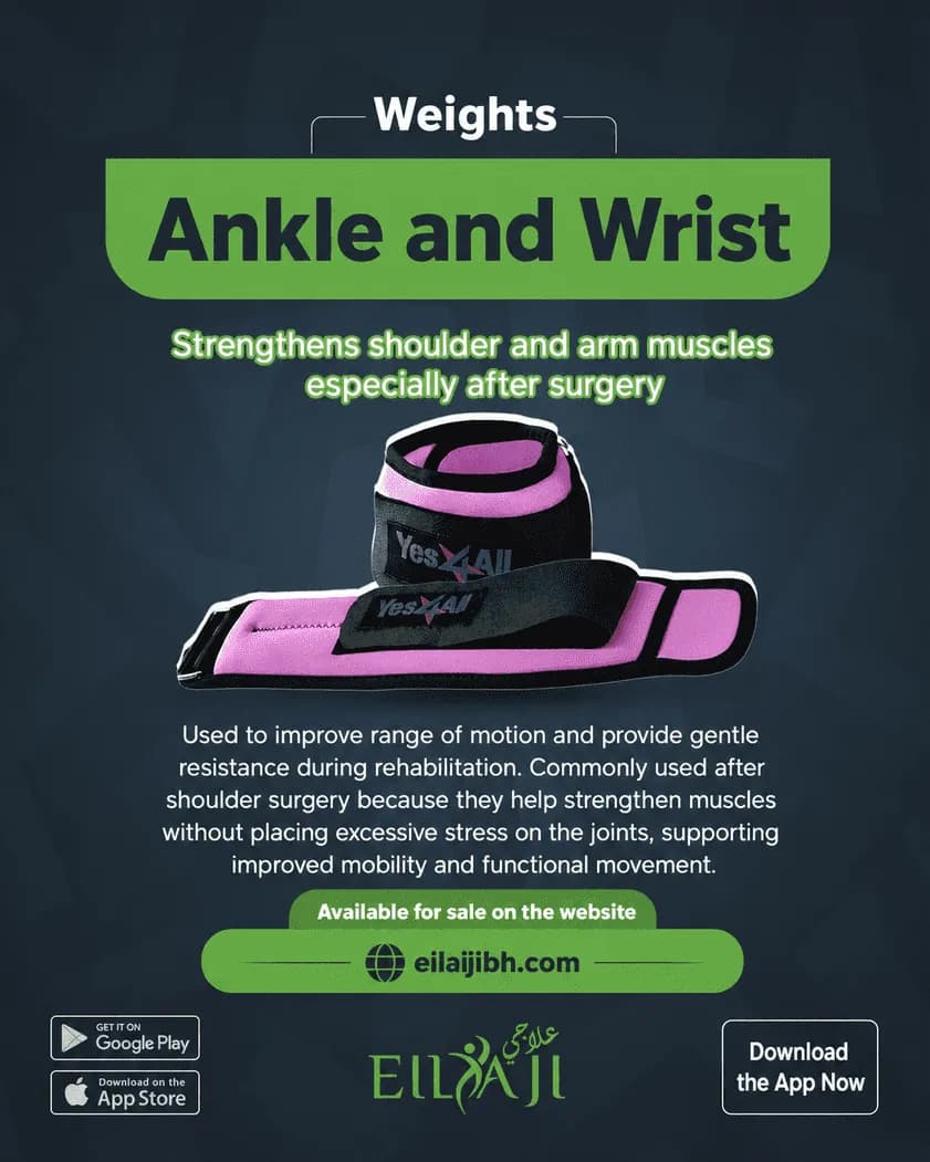 Cuff Weights for Rehabilitation and Strengthening