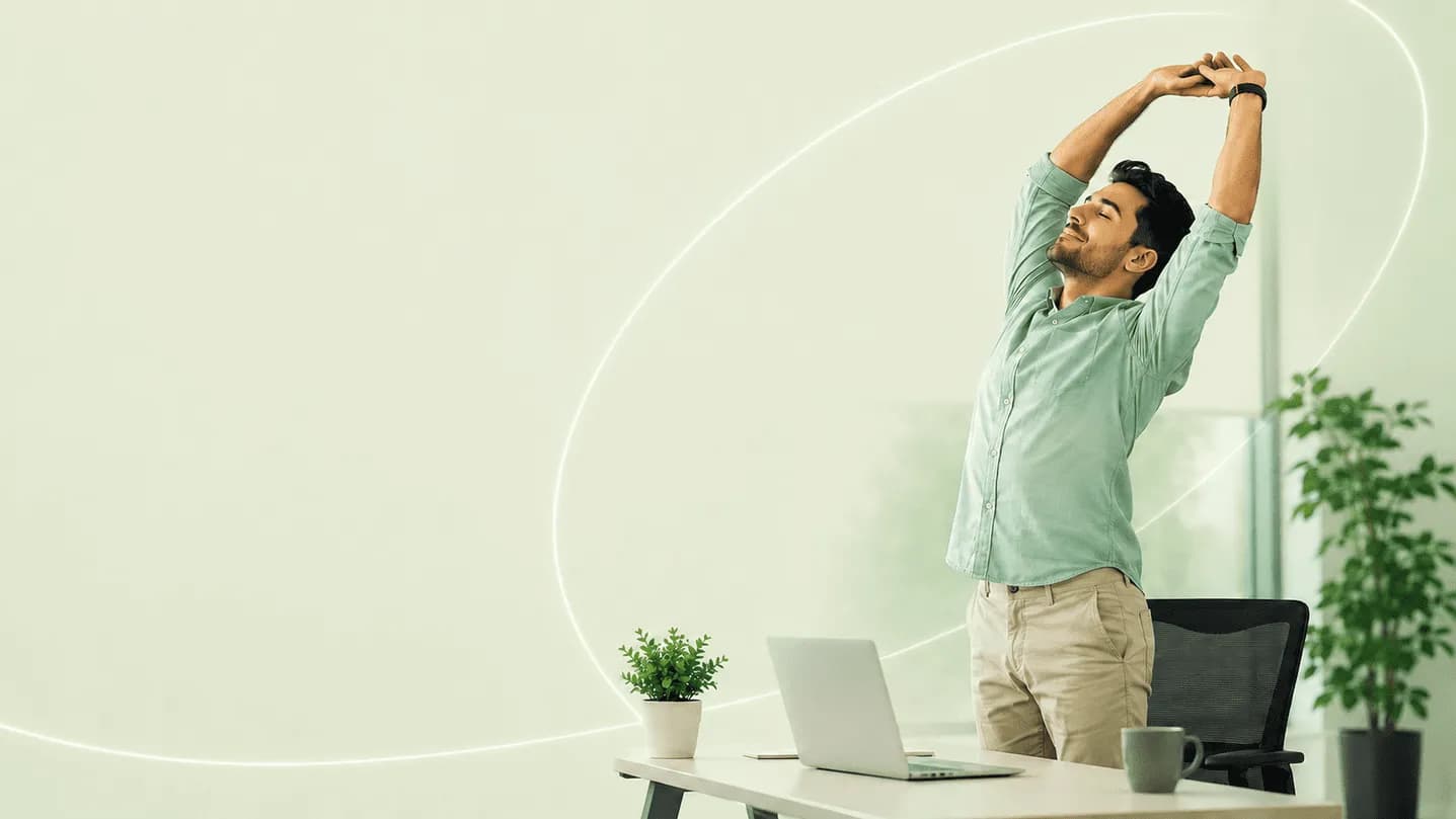 Take movement breaks when sitting for long periods